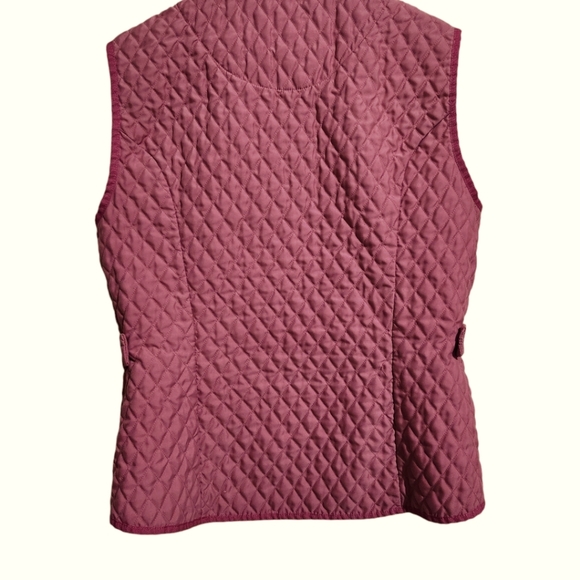 Barbour Fulbourn lightweight short gilet quilted vest womens size 10 - Picture 2 of 10